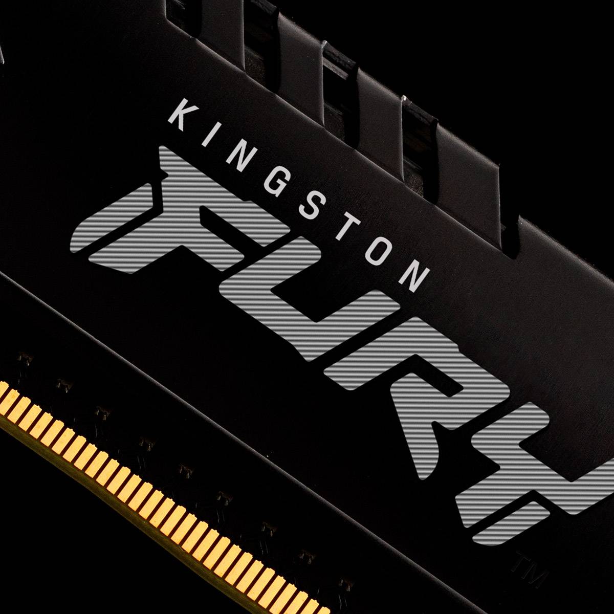 Kingston FURY Beast - DDR4 - módulo - 16 GB - DIMM 288-pin - 3200 MHz / PC4-25600 - CL16 - 1.35 V - unbuffered - sem ECC - preto - Imagem 3