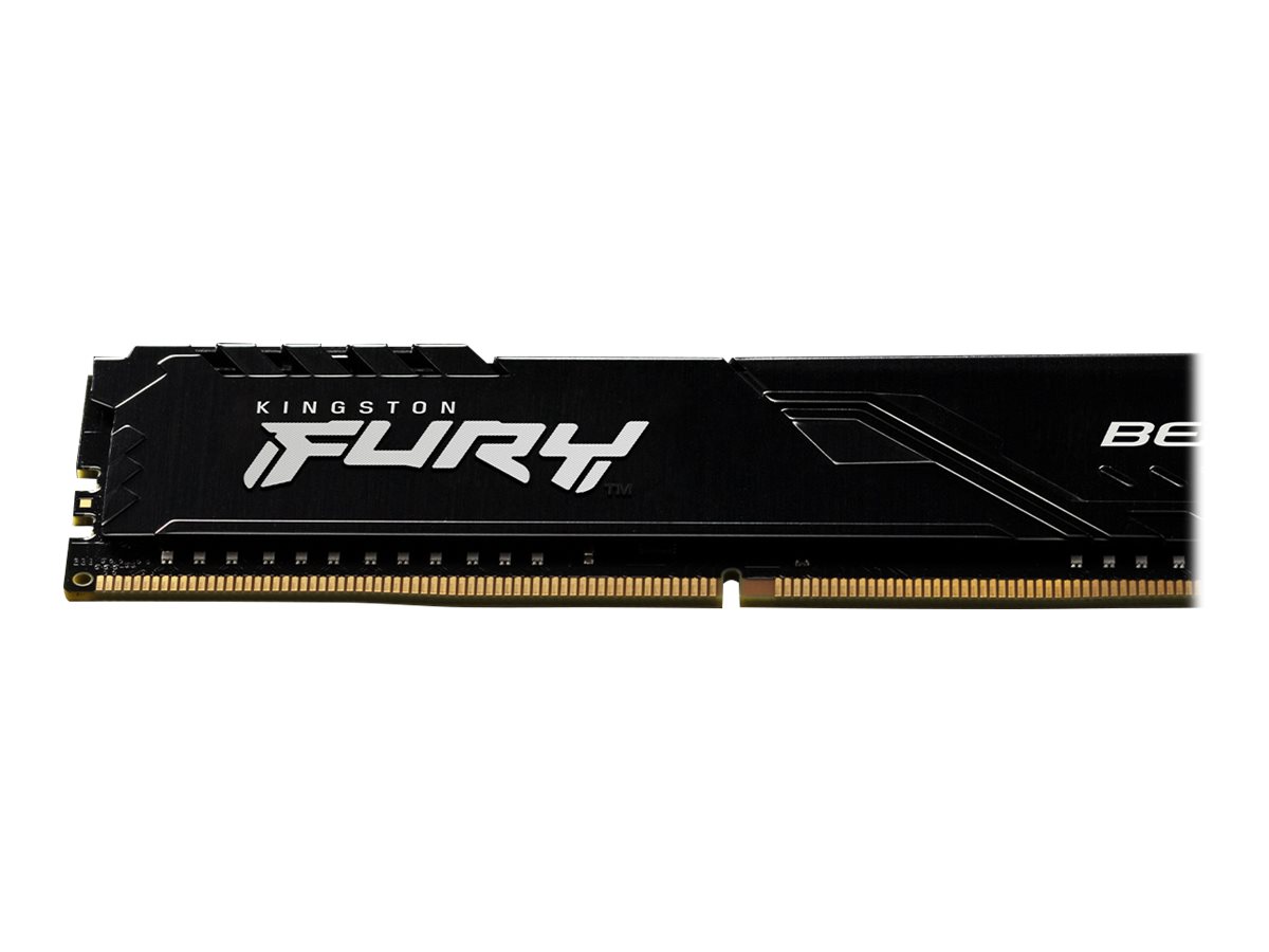 Kit Memória RAM Kingston FURY Beast 16GB DDR4 3200MHz CL16 Preto