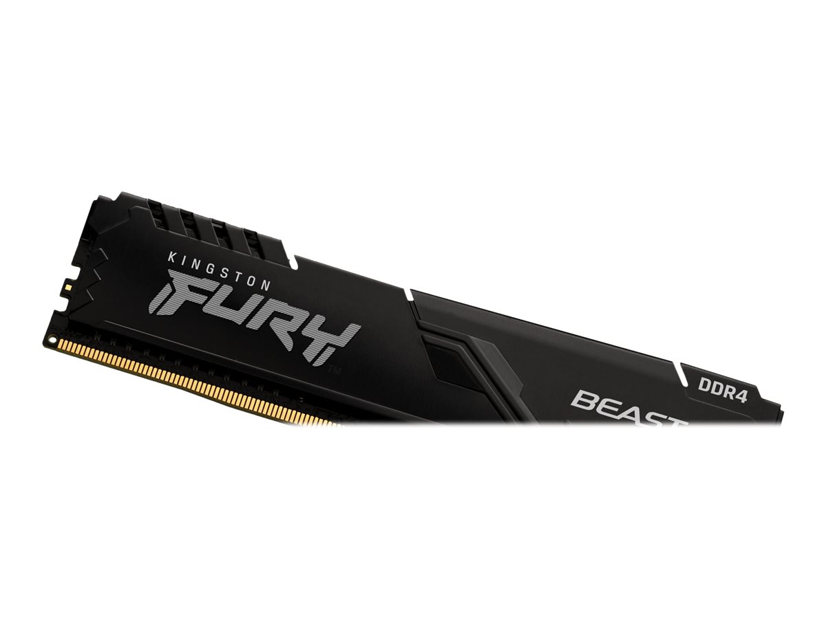 Kit Memória RAM Kingston FURY Beast 16GB DDR4 3200MHz CL16 Preto - Imagem 2