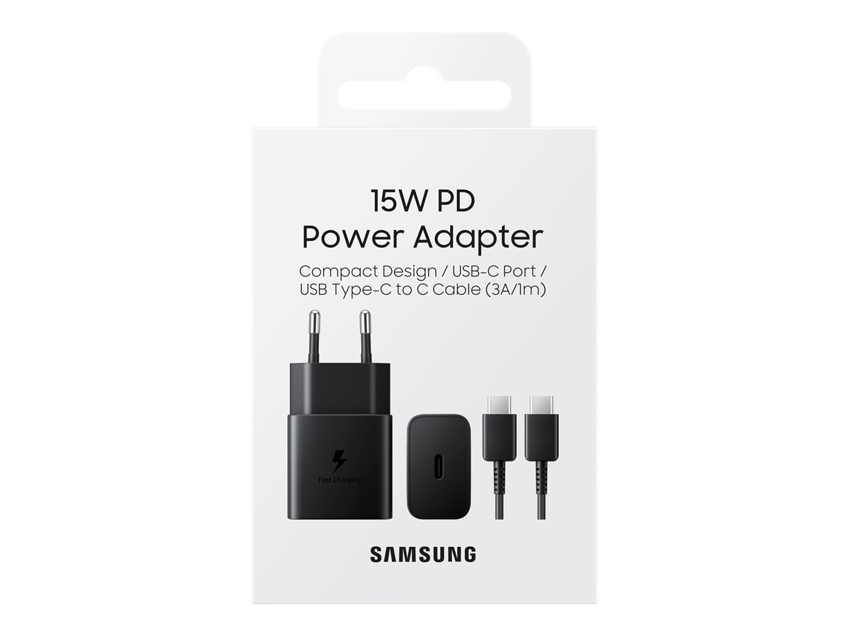 Carregador Samsung EP-T1510 15W PD USB C Preto