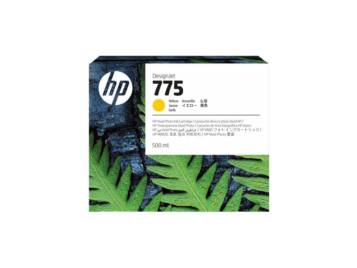 Tinteiro HP 775 Amarelo 500 ml Original - Imagem 2