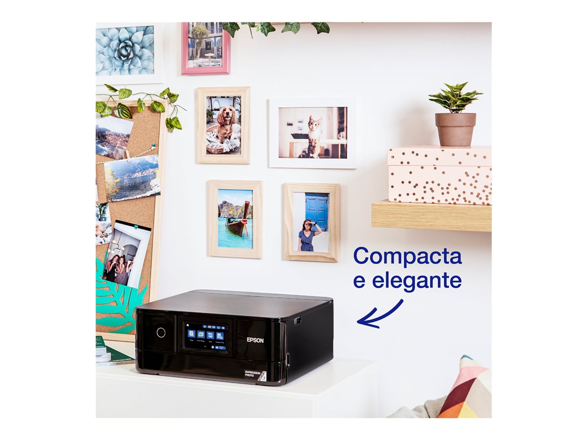 Epson Expression Photo XP-8700 - Impressora multi-funções - a cores - jacto de tinta - A4/Legal (media) - até 9.5 ppm (impressão) - 100 folhas - USB, Wi-Fi - preto - Imagem 8