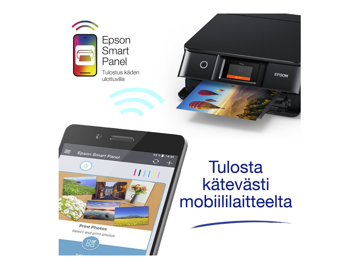 Epson Expression Photo XP-8700 - Impressora multi-funções - a cores - jacto de tinta - A4/Legal (media) - até 9.5 ppm (impressão) - 100 folhas - USB, Wi-Fi - preto - Imagem 9