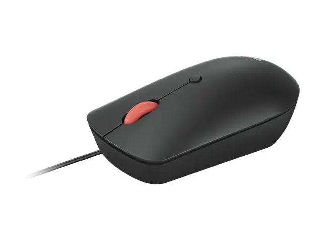 Rato LENOVO ThinkPad Compact Ambidestro Sensor Ótico Azul 4 Botões Roda 4 Canais Comutação DPI Imediata Cabo USB/USB-C Preto Lustroso - Imagem 3