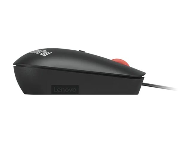 Rato LENOVO ThinkPad Compact Ambidestro Sensor Ótico Azul 4 Botões Roda 4 Canais Comutação DPI Imediata Cabo USB/USB-C Preto Lustroso - Imagem 4