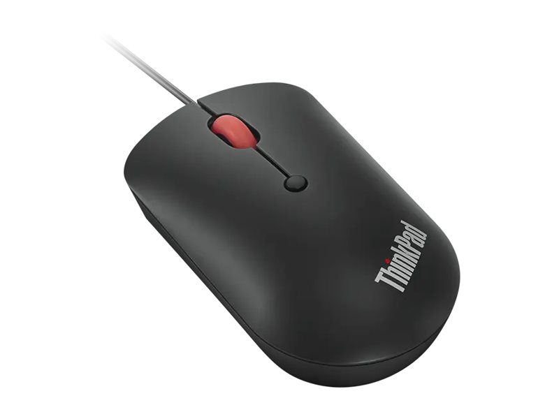 Rato LENOVO ThinkPad Compact Ambidestro Sensor Ótico Azul 4 Botões Roda 4 Canais Comutação DPI Imediata Cabo USB/USB-C Preto Lustroso - Imagem 5