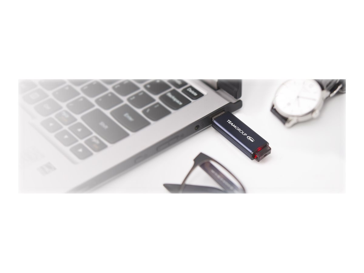 Pen Drive Team C211 64GB USB 3.2 Azul/Cinza - Imagem 6