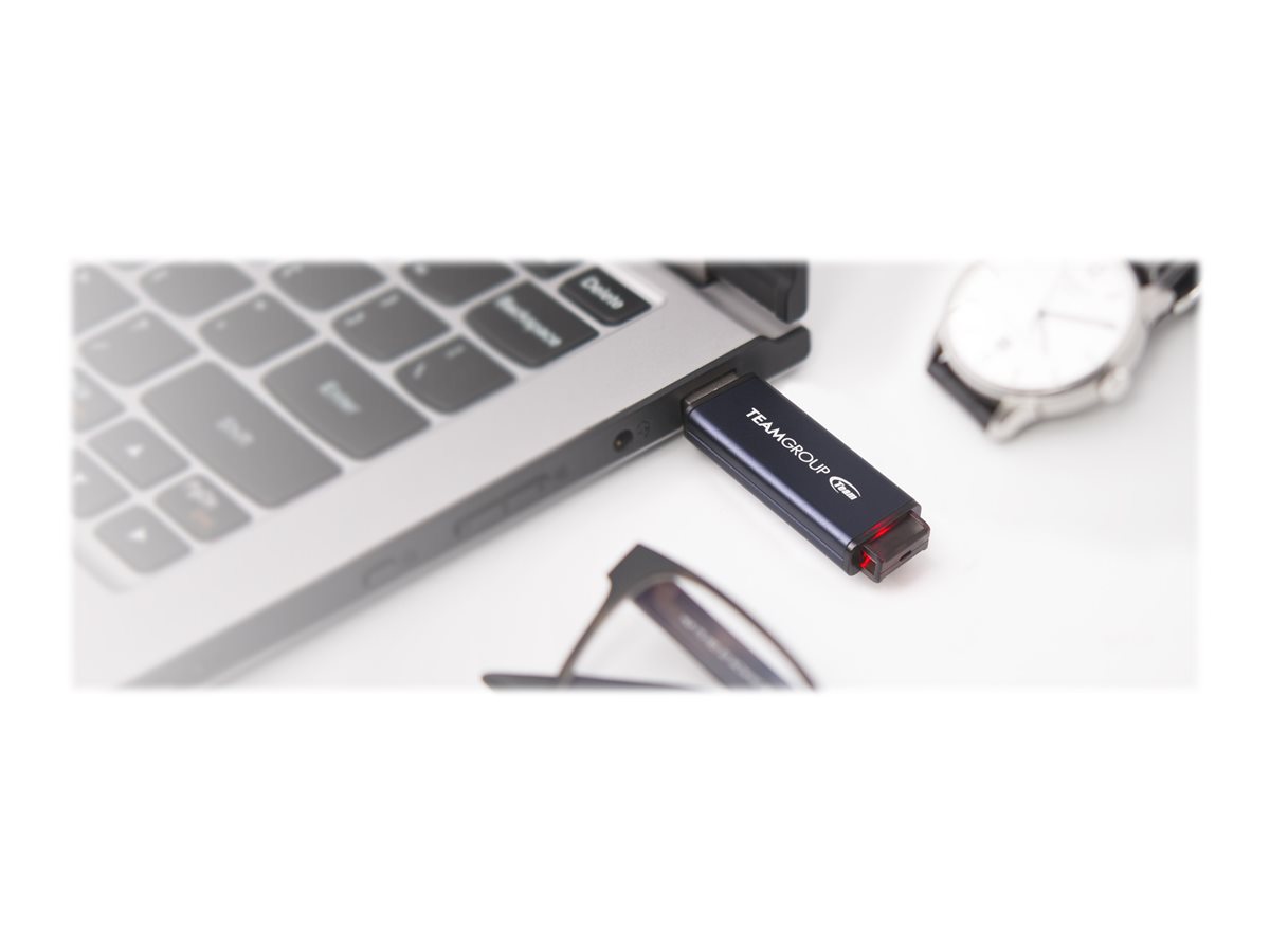 Pen Drive Team C211 256GB Azul Cinza USB 3.2 - Imagem 9