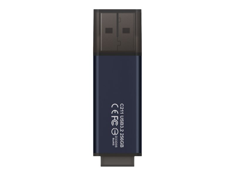 Pen Drive Team C211 256GB Azul Cinza USB 3.2 - Imagem 4