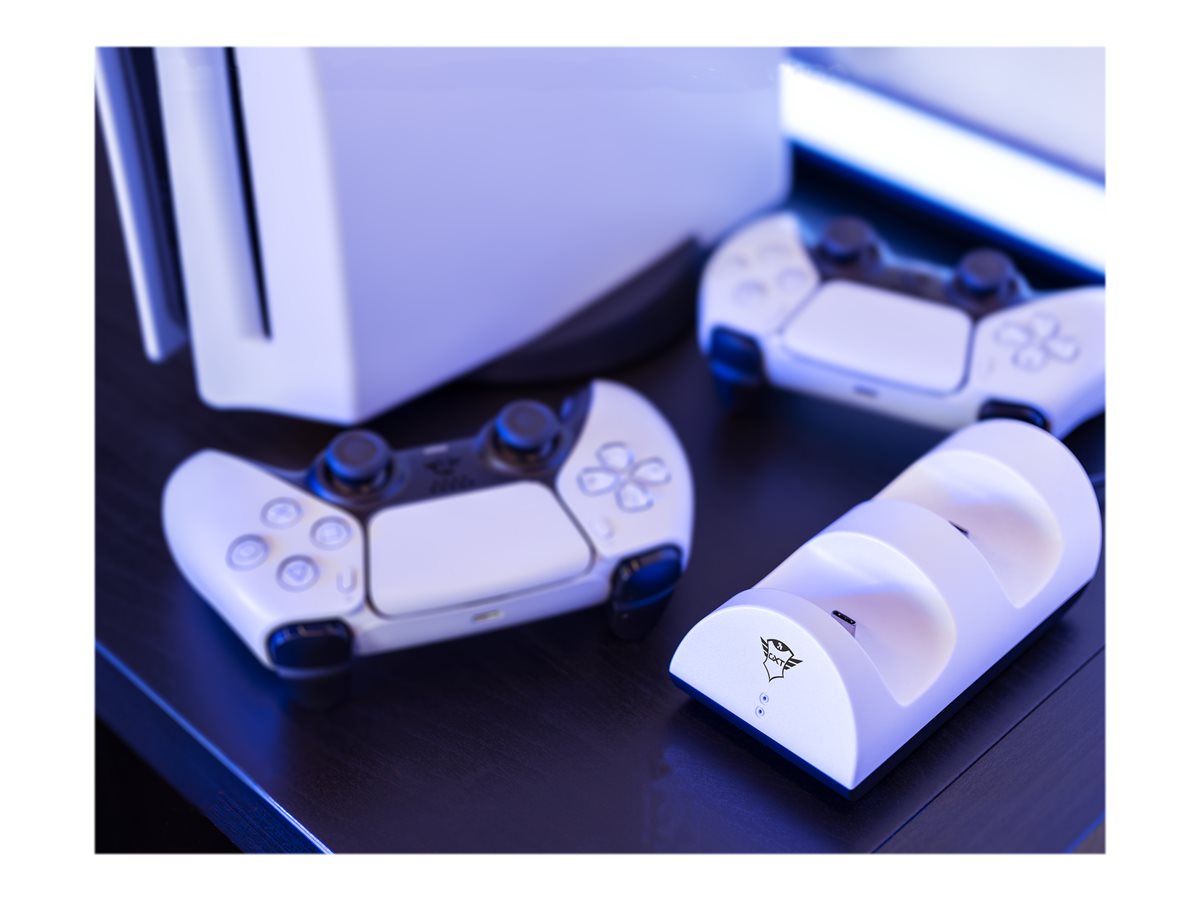 Base de Carregamento Trust GXT 254 Duplo PS5 DualSense Branco - Imagem 7