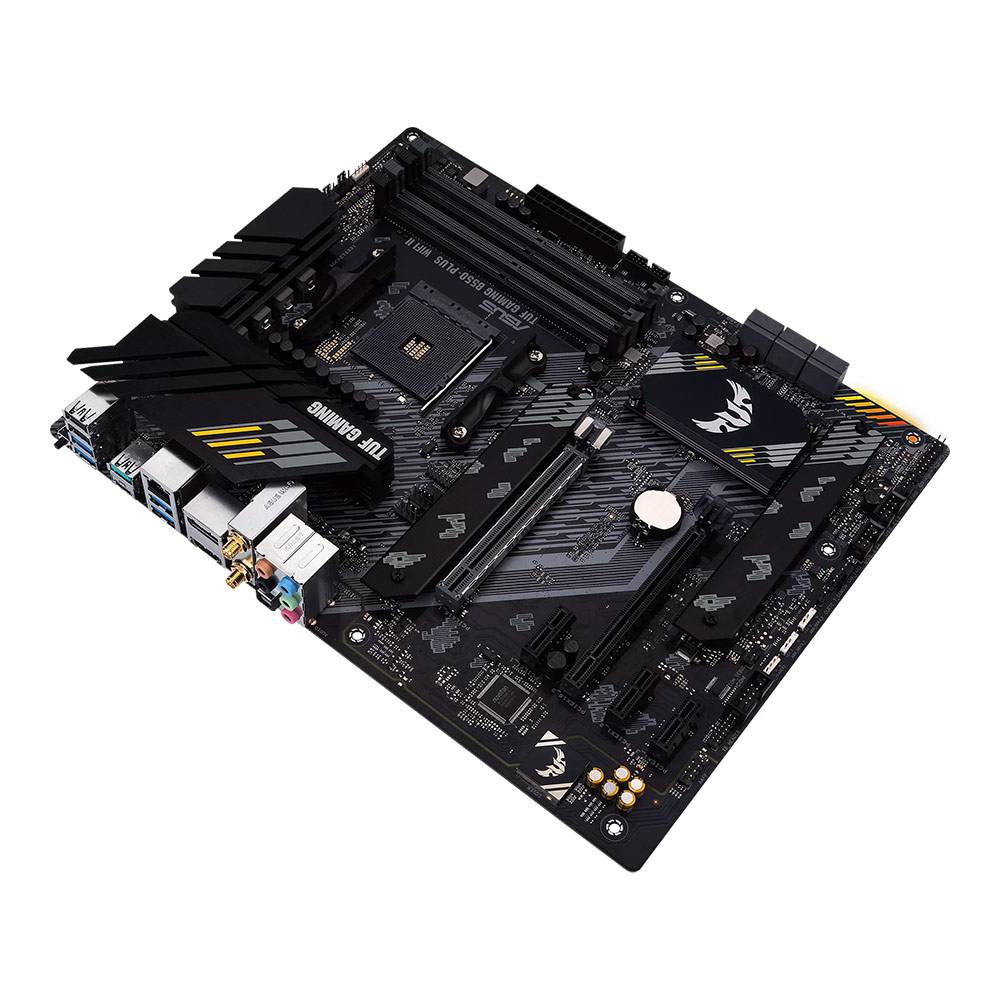 ASUS TUF GAMING B550-PLUS WIFI II - Placa-mãe - ATX - Socket AM4 - AMD B550 Chipset - USB-C Gen2, USB 3.2 Gen 1, USB 3.2 Gen 2 - 2.5 Gigabit LAN, Wi-Fi 6, Bluetooth - gráfico integrado (necessário CPU) - HD Audio (8-canais) - Imagem 3