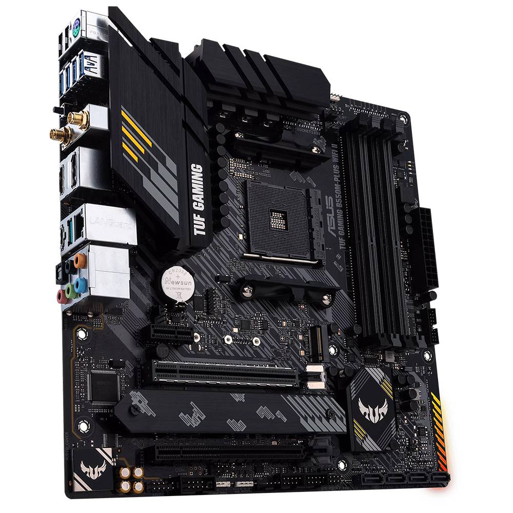 Motherboard ASUS TUF GAMING B550M-PLUS WIFI II Micro ATX Socket AM4 AMD B550 Wi-Fi 6 Bluetooth 2.5Gb LAN - Imagem 4