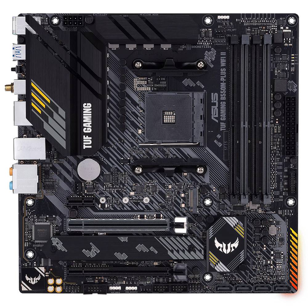Motherboard ASUS TUF GAMING B550M-PLUS WIFI II Micro ATX Socket AM4 AMD B550 Wi-Fi 6 Bluetooth 2.5Gb LAN - Imagem 2