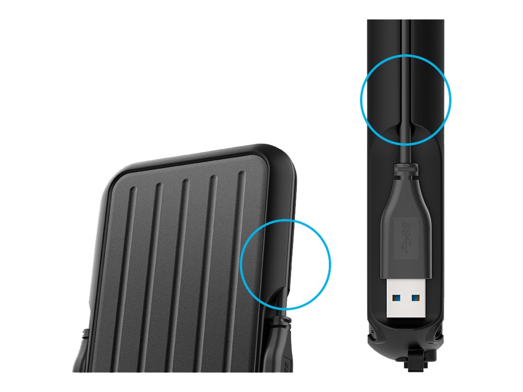 Disco Externo SILICON POWER Armor A66 1 TB Preto - Imagem 4