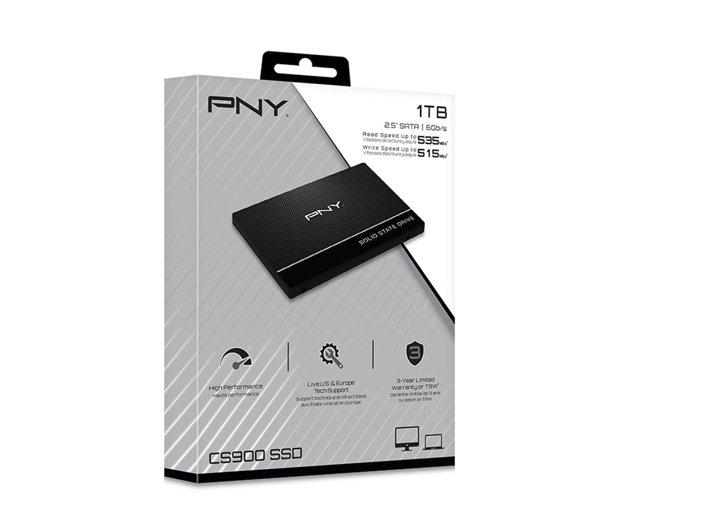 SSD PNY CS900 1 TB 2.5" SATA Interno