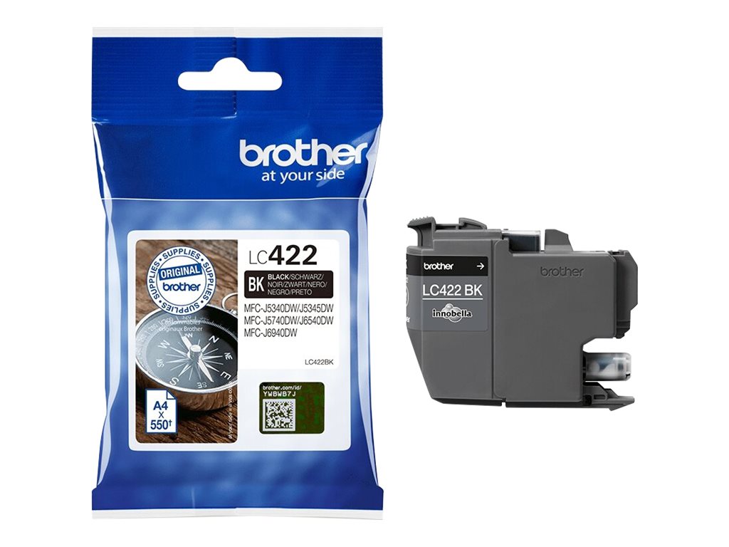 Tinteiro Brother LC422 Preto Original - Imagem 3
