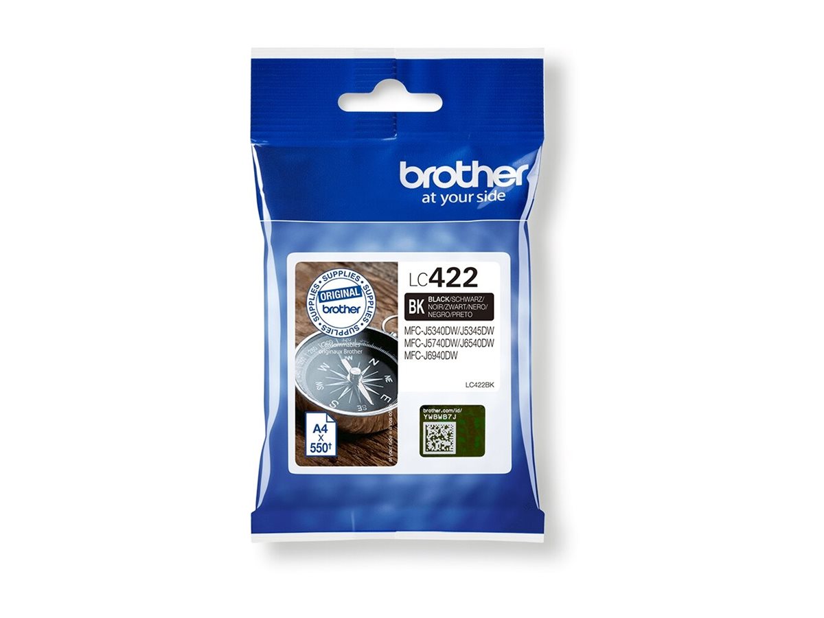 Tinteiro Brother LC422 Preto Original