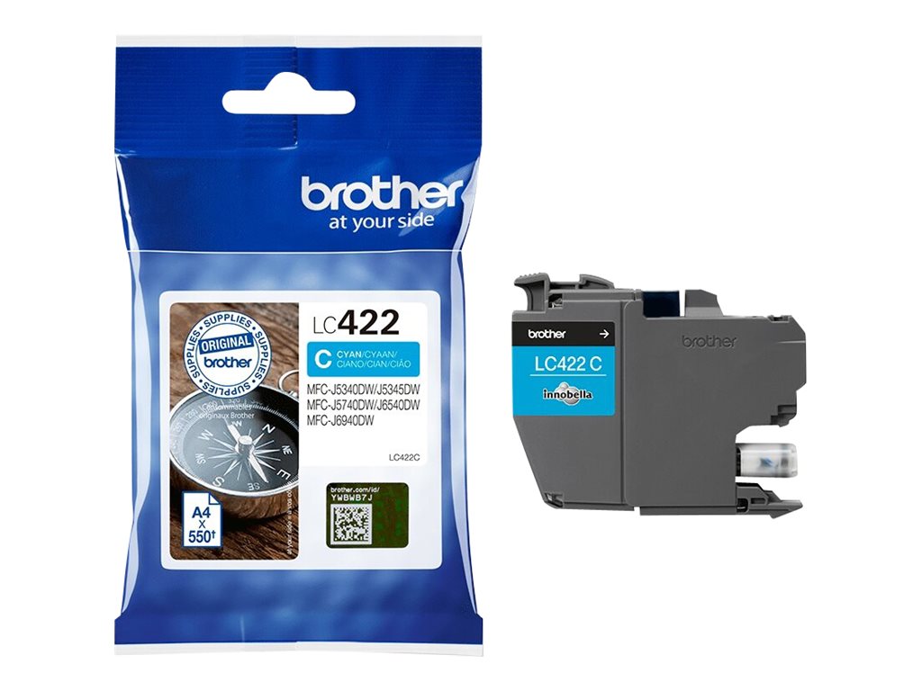 Tinteiro Brother LC422C Cyan Original - Imagem 3