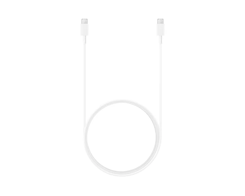 Cabo USB Samsung USB-C para USB-C 2.0 3A 1.80m Branco - Imagem 1