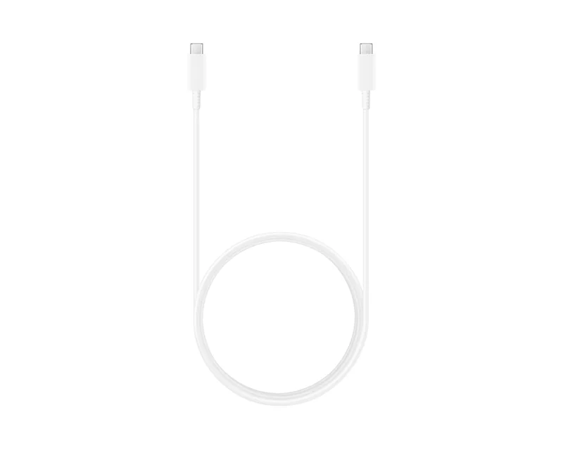 Cabo USB Samsung USB-C para USB-C 5A 1.80m USB 2.0 Branco - Imagem 1