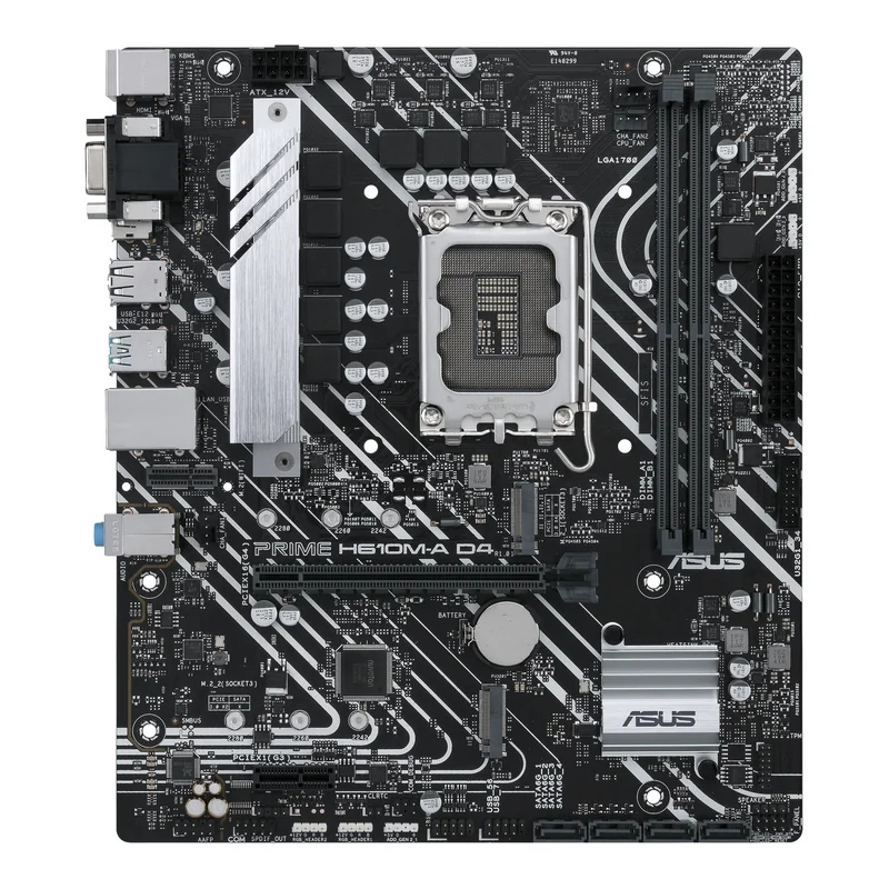 Motherboard ASUS Prime H610M-A D4 Socket LGA1700 DDR4 Micro-ATX - Imagem 2