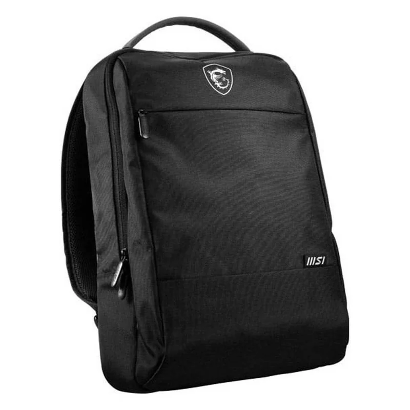 Mochila MSI Essential Backpack em Poliéster Preto - Imagem 3