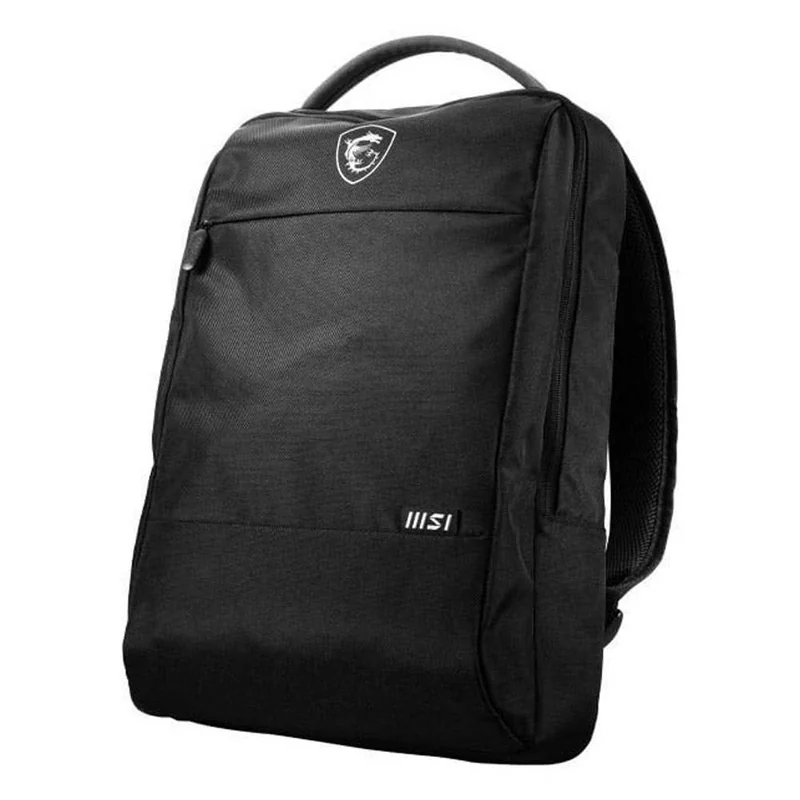 Mochila MSI Essential Backpack em Poliéster Preto - Imagem 2