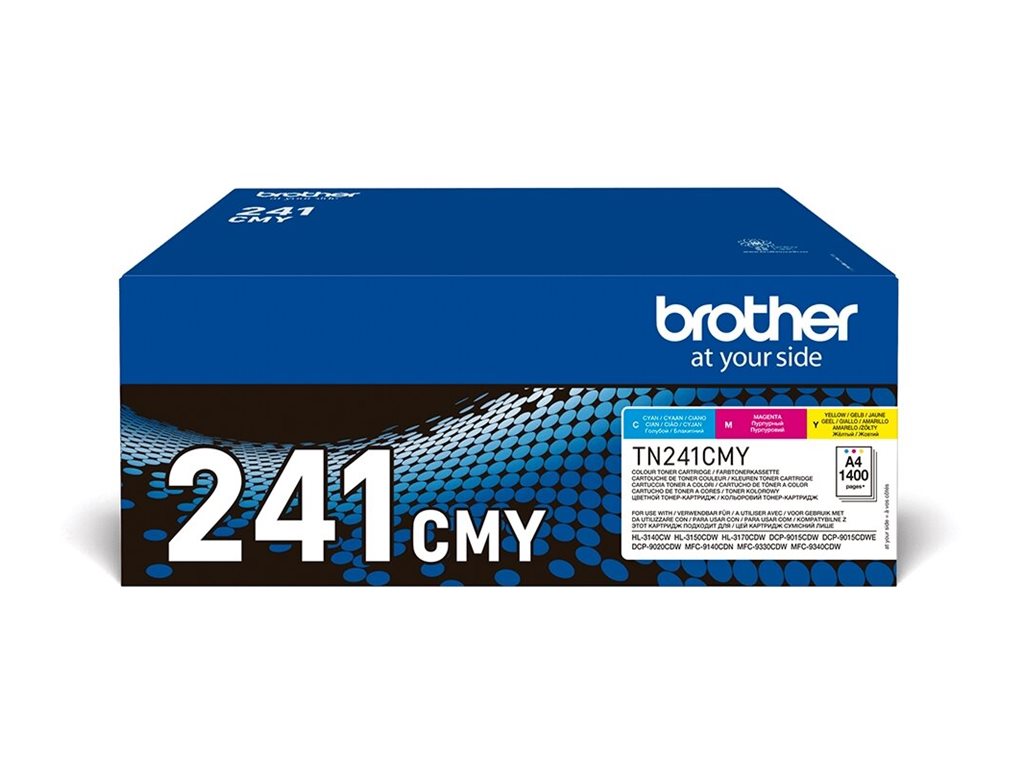 Toner Brother TN241CMY Pack 3 Cores Original - Imagem 1