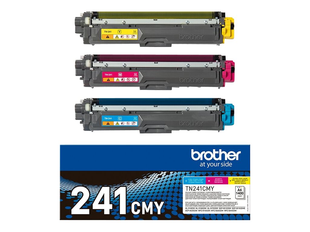 Toner Brother TN241CMY Pack 3 Cores Original - Imagem 2