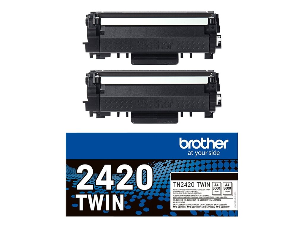 Cartucho Toner Brother TN2420 Twin Pack Alto Rendimento Preto - Imagem 4