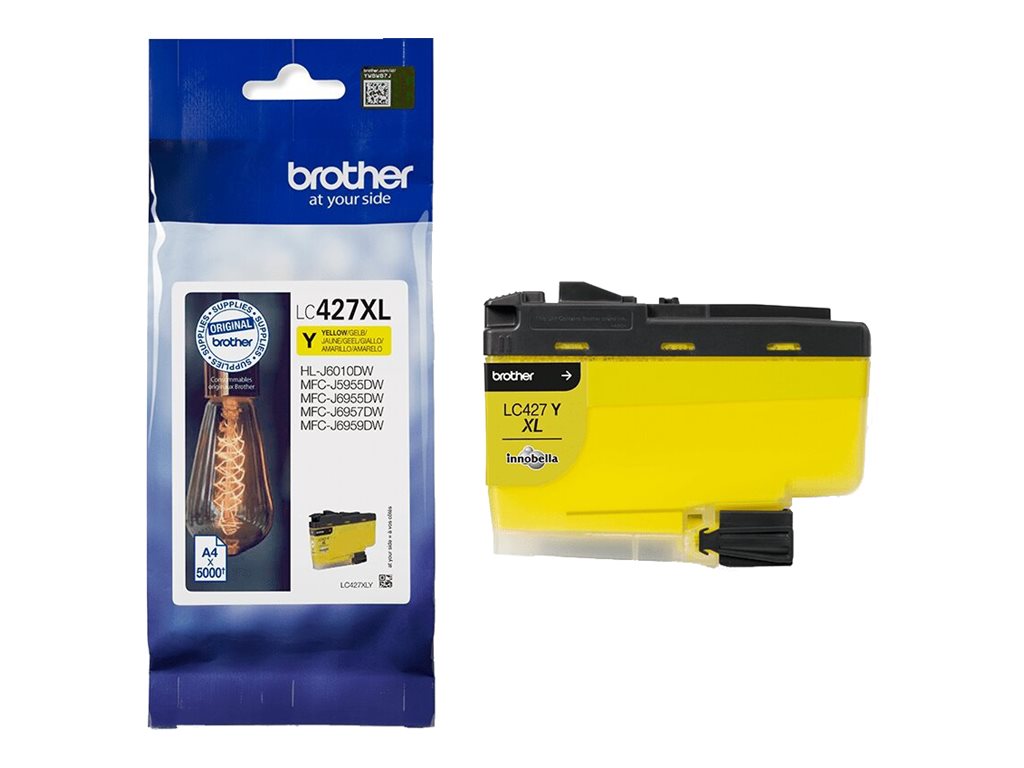 Tinteiro Brother LC427XLY Amarelo Alta Capacidade - Imagem 2