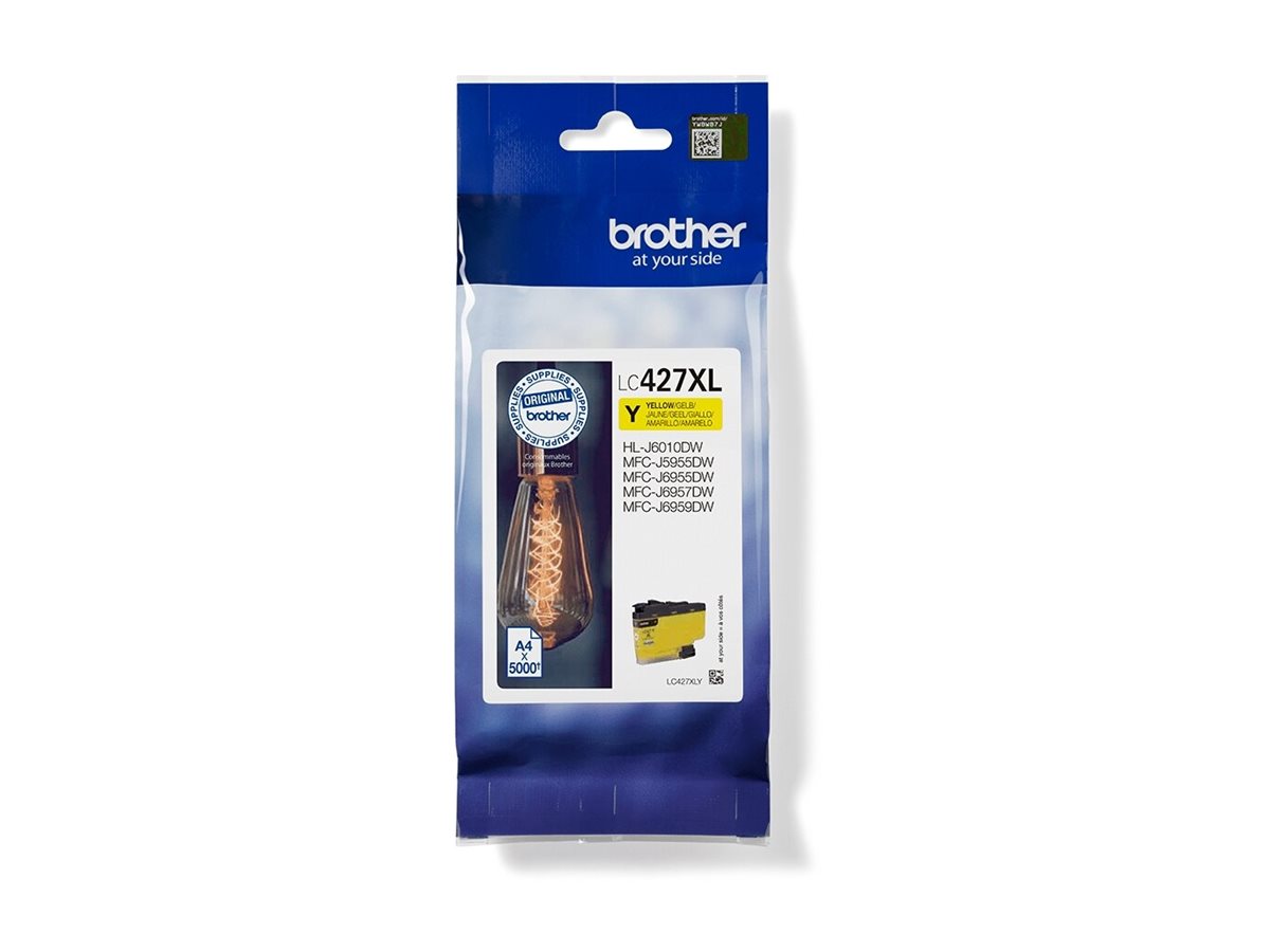 Tinteiro Brother LC427XLY Amarelo Alta Capacidade