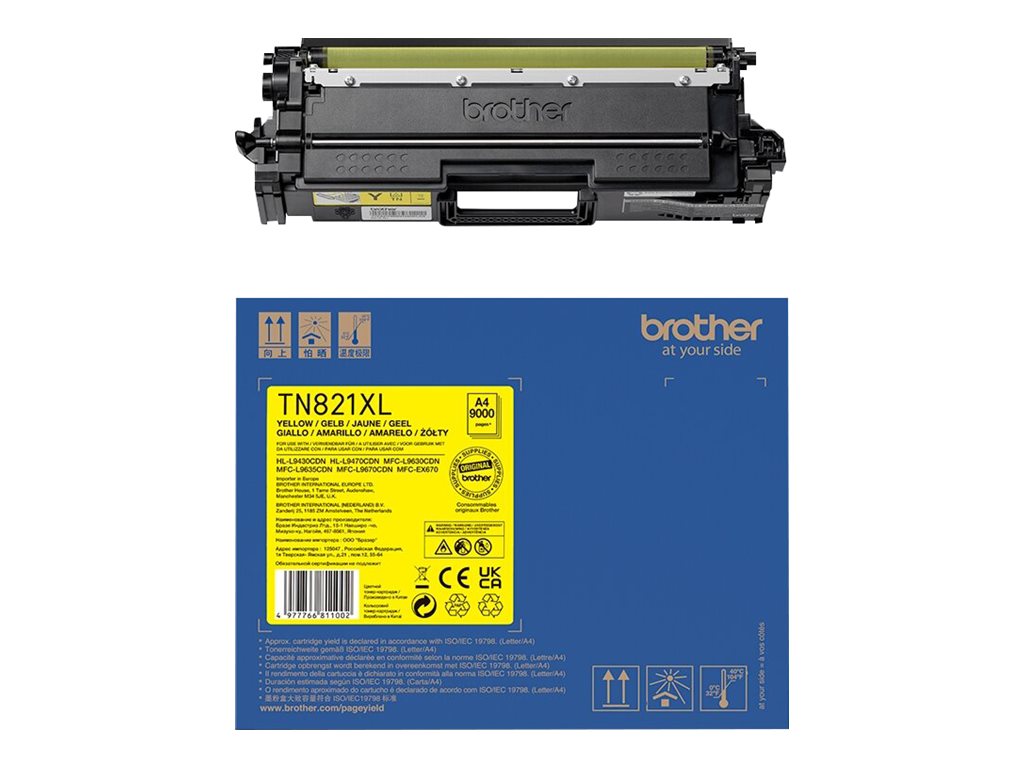 Cartucho de Toner Brother TN Super Capacidade Amarelo Original - Imagem 5
