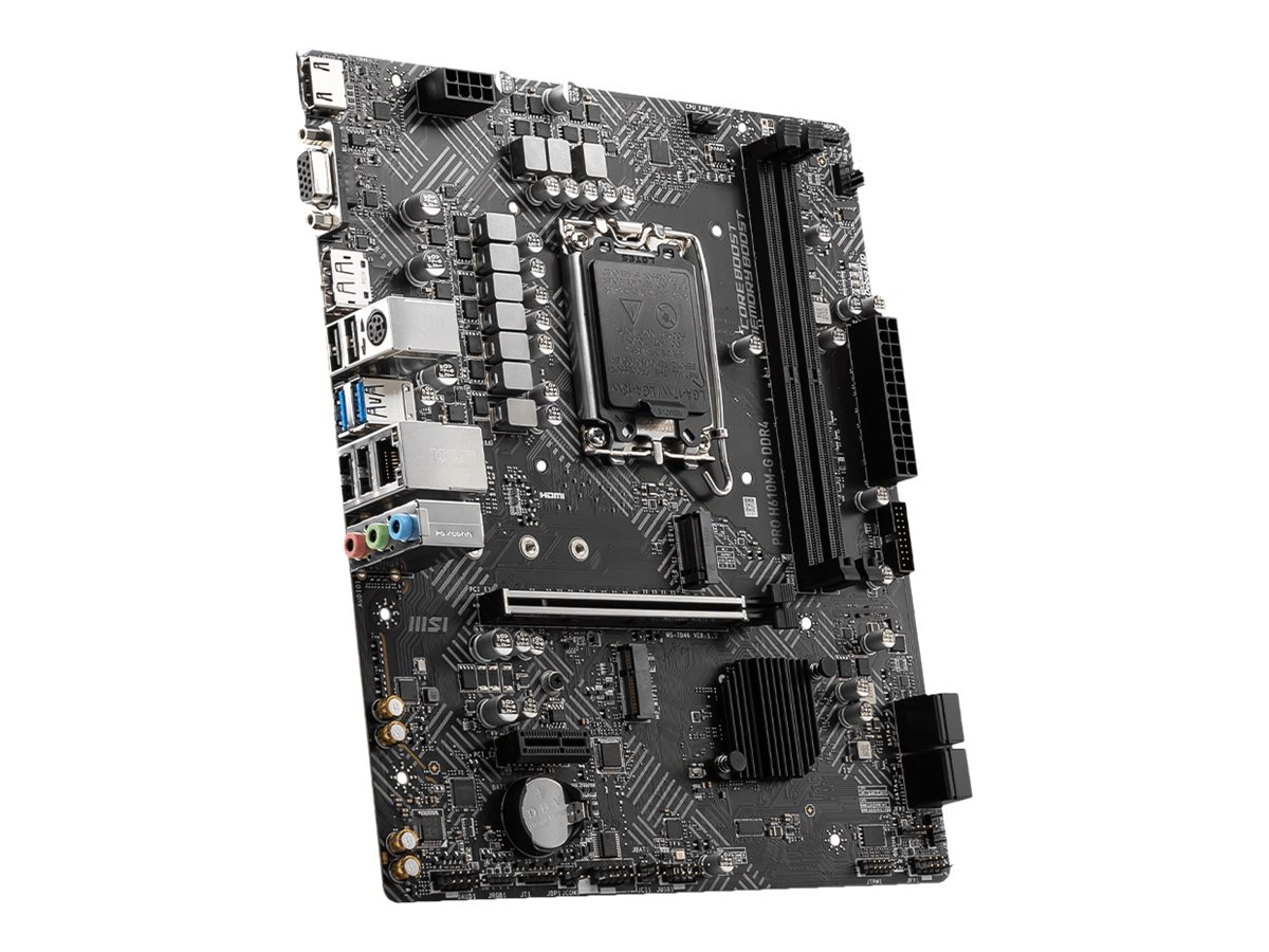 Motherboard MSI PRO H610M-G DDR4 mATX LGA1700 - Imagem 8