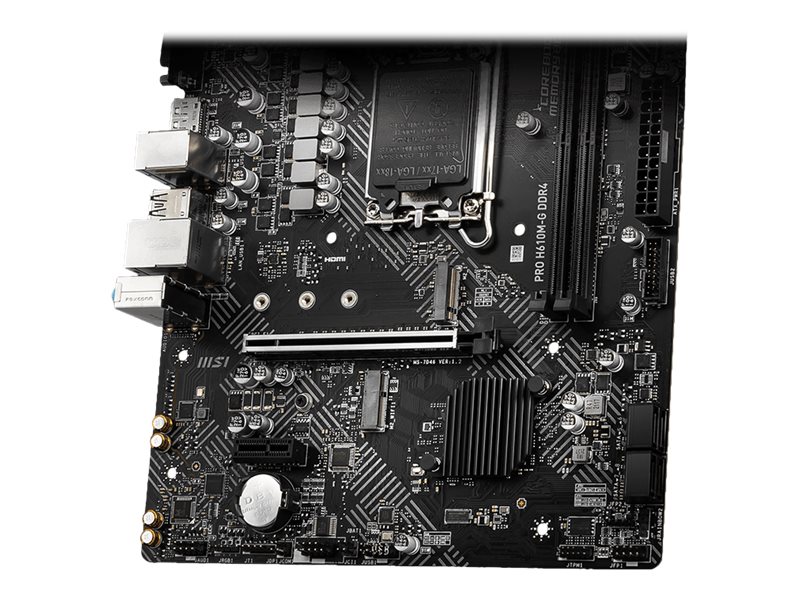 Motherboard MSI PRO H610M-G DDR4 mATX LGA1700 - Imagem 1