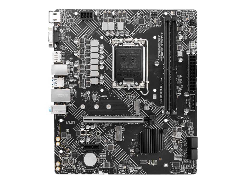 Motherboard MSI PRO H610M-G DDR4 mATX LGA1700 - Imagem 5