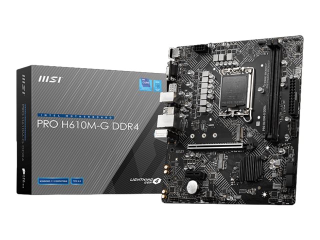 Motherboard MSI PRO H610M-G DDR4 mATX LGA1700 - Imagem 7