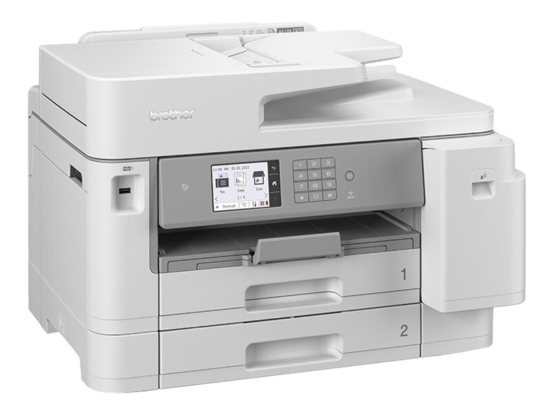 Brother MFC-J5955DW - Impressora multi-funções - a cores - jacto de tinta - A3/Ledger (media) - até 25 ppm (cópia) - até 30 ppm (impressão) - 600 folhas - 33.6 Kbps - USB 2.0, LAN, Wi-Fi(n), NFC, USB 2.0 host - Imagem 3