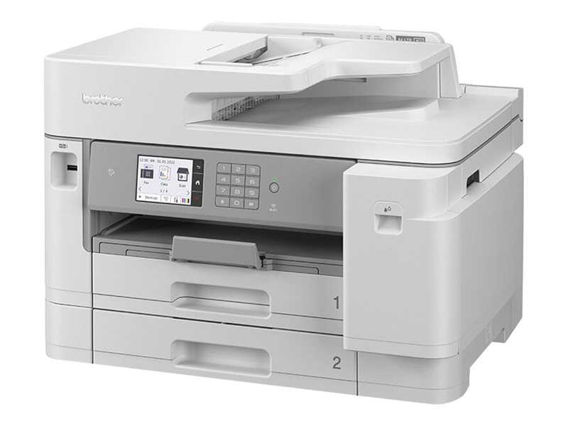 Brother MFC-J5955DW - Impressora multi-funções - a cores - jacto de tinta - A3/Ledger (media) - até 25 ppm (cópia) - até 30 ppm (impressão) - 600 folhas - 33.6 Kbps - USB 2.0, LAN, Wi-Fi(n), NFC, USB 2.0 host - Imagem 2