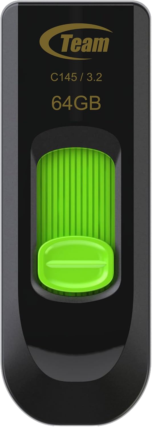 Pen Drive TEAMGROUP C145 64GB USB 3.0 Verde - Imagem 1