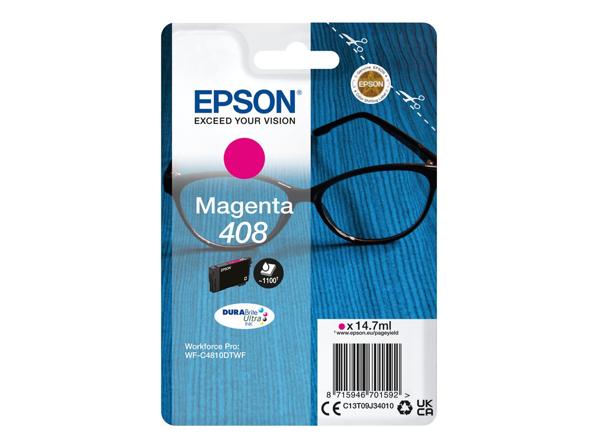 Tinteiro Epson 408 Magenta Alta Capacidade 14.7ml Original - Imagem 1
