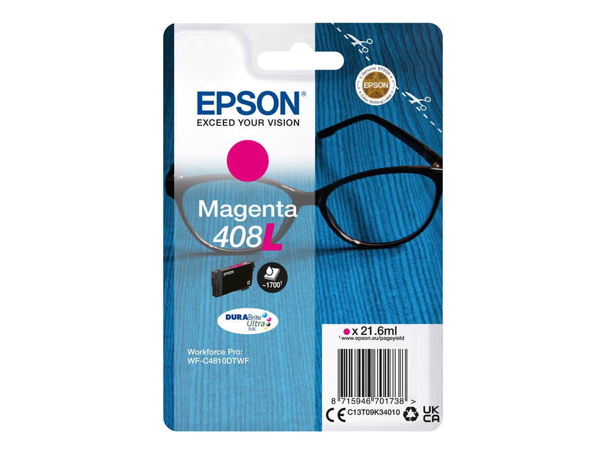Tinteiro Epson 408L Magenta 21.6ml Original - Imagem 2