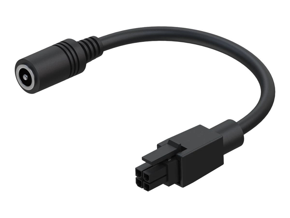 Adaptador de Alimentação Teltonika Tomada CC 5,5x2,1mm (F) para Conector 4 Pinos Inclinação 3mm (M) 10cm - Imagem 2