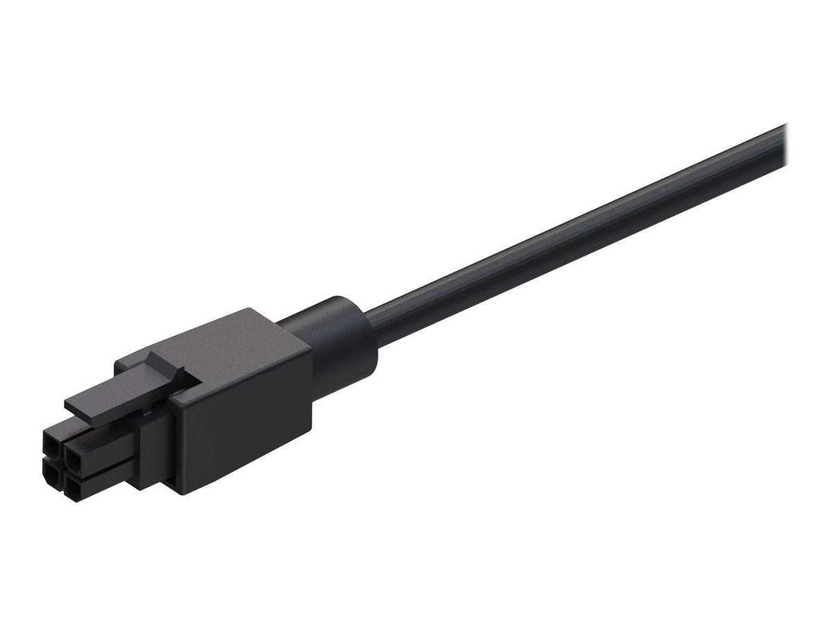 Adaptador de Alimentação Teltonika Tomada CC 5,5x2,1mm (F) para Conector 4 Pinos Inclinação 3mm (M) 10cm - Imagem 1
