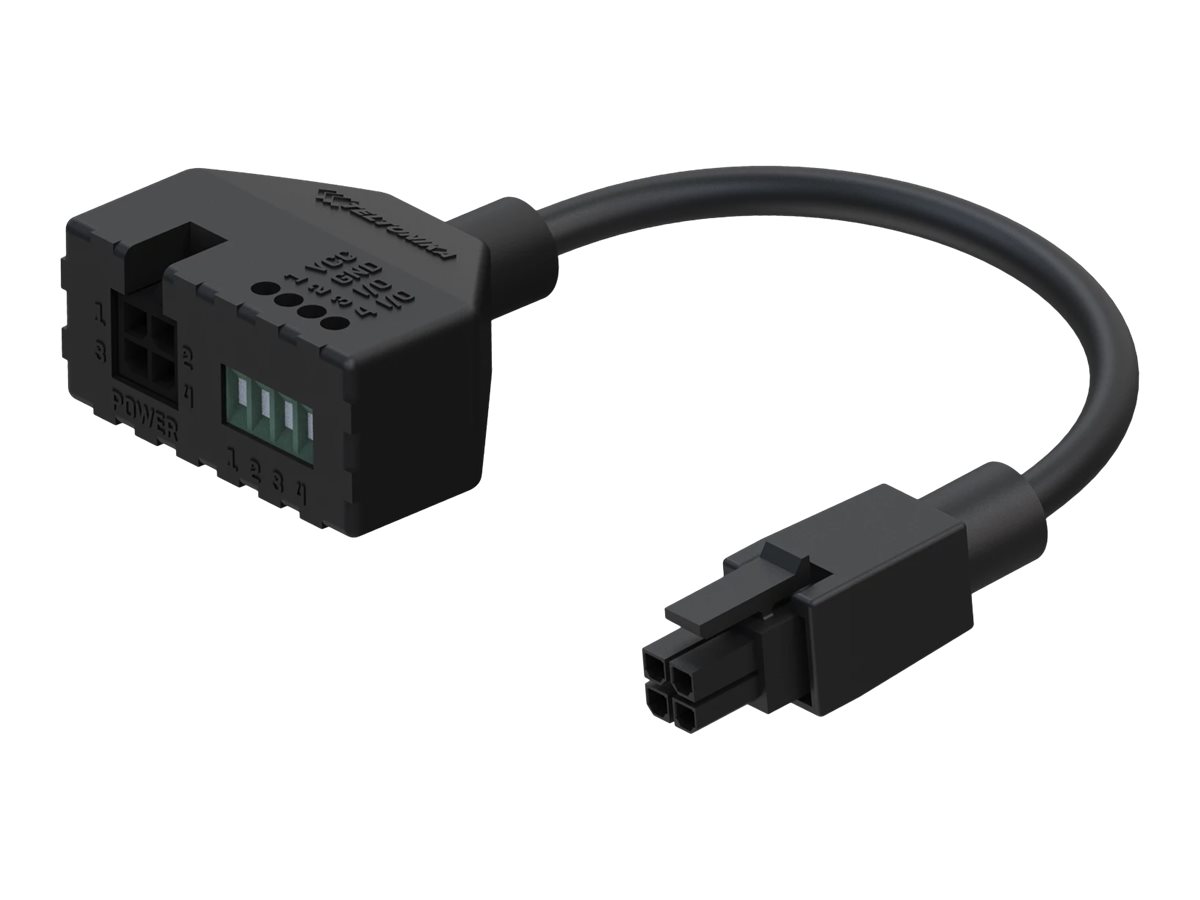 Teltonika - Adaptador de alimentação - conector de 4 pinos (inclinação de 3mm), bloco terminal de 4 pinos (F) para conector de 4 pinos (inclinação de 3mm) (M) - para Teltonika RUT200, RUT300, RUT360, RUT951, RUT956, RUTX12, RUTX14, RUTXR1, TRB140, TRB145 - Imagem 2