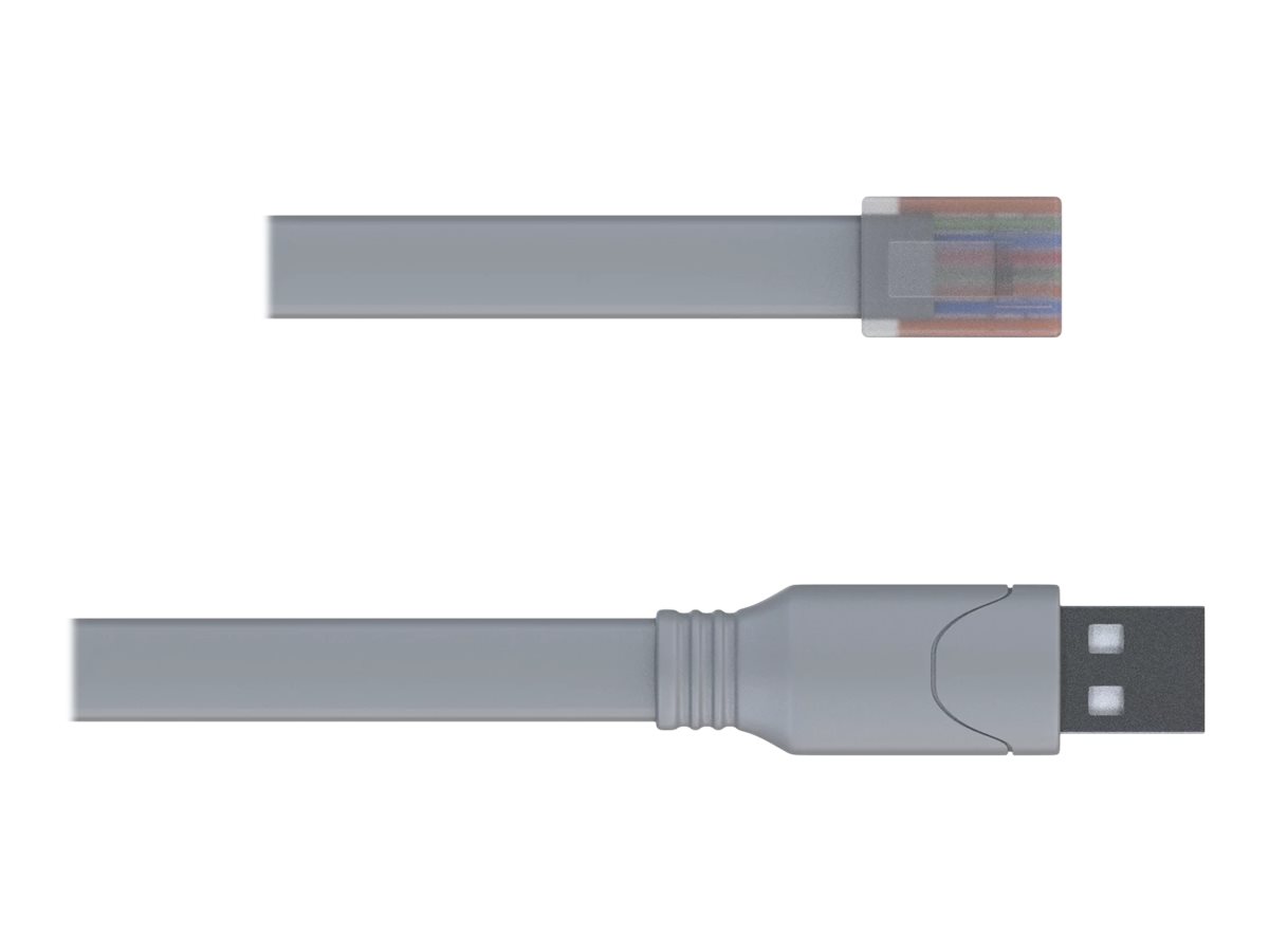 Cabo Consola TELTONIKA RS-232 USB (M) para RJ-45 (M) 1.8m USB 2.0 para RUTXR1 - Imagem 1