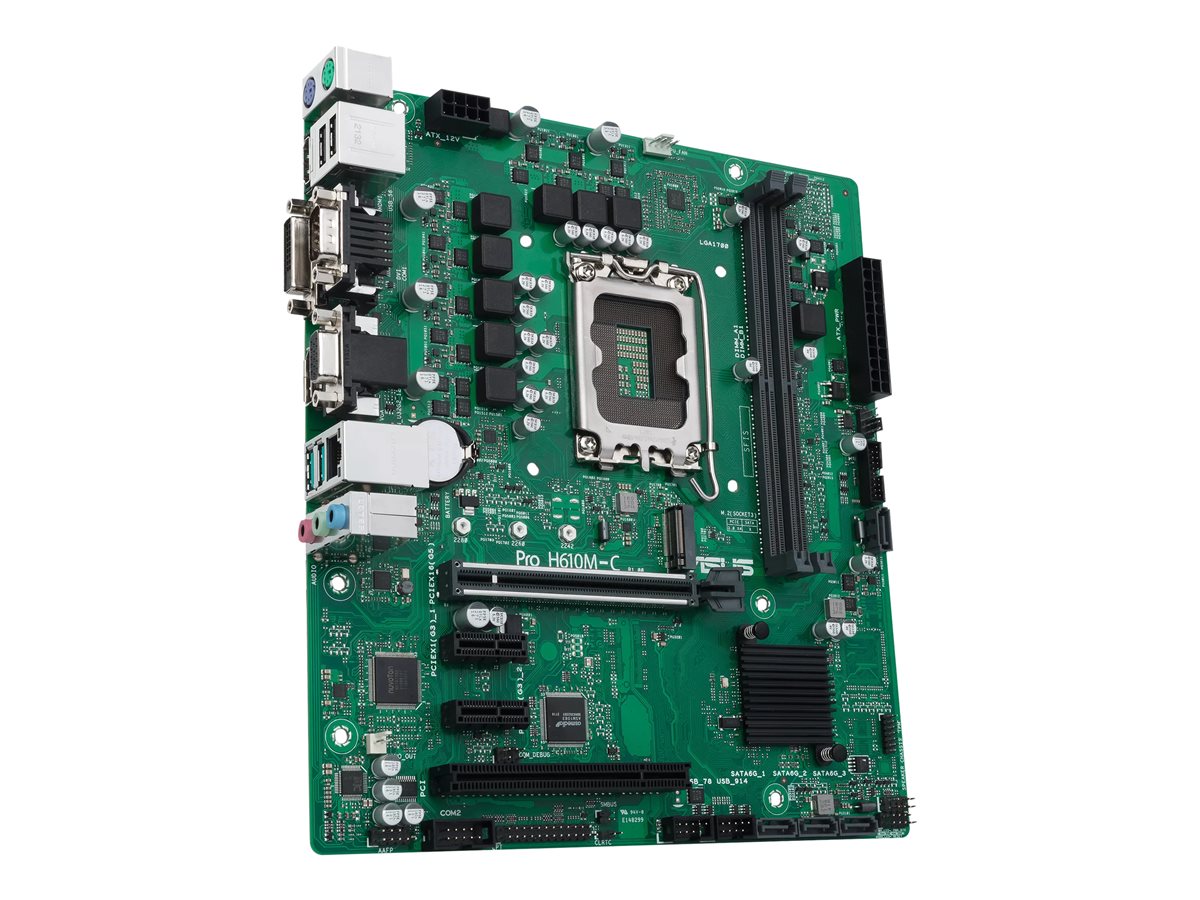 Motherboard ASUS Pro H610M-C-CSM micro ATX LGA1700 H610 USB 3.2 Gen 1/Gen 2 Gigabit LAN HD Audio 8-Canais - Imagem 6