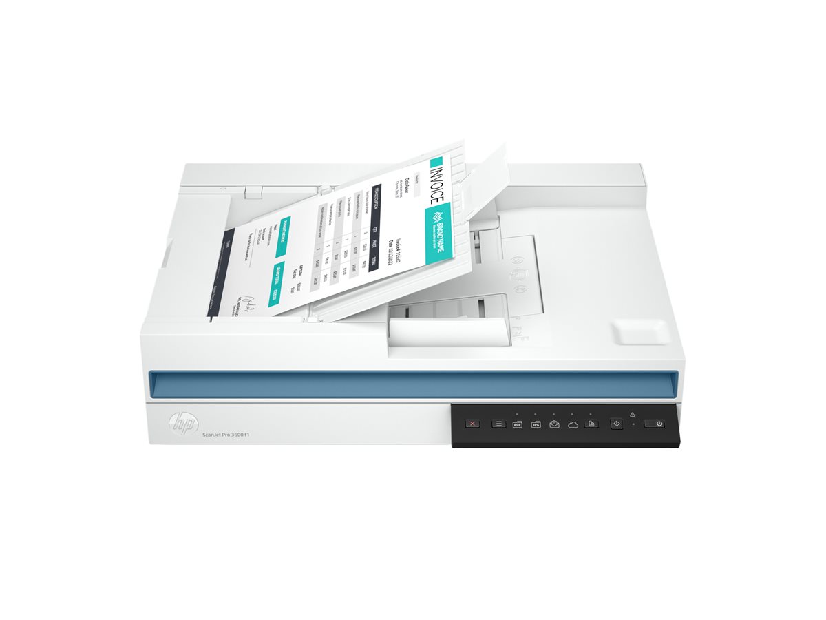 Scanner de Documentos HP Scanjet Pro 3600 f1 SIC A4 Duplex 30 ppm 600 ppp ADF 60 Folhas 3000 Varreduras/Dia USB 3.0 - Imagem 9