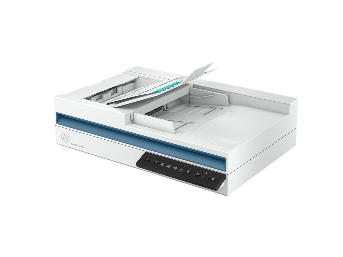 Scanner de Documentos HP Scanjet Pro 3600 f1 SIC A4 Duplex 30 ppm 600 ppp ADF 60 Folhas 3000 Varreduras/Dia USB 3.0 - Imagem 6