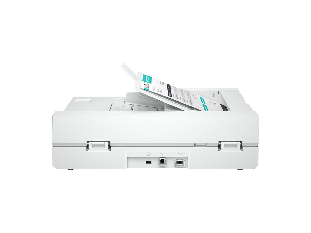 Scanner de Documentos HP Scanjet Pro 3600 f1 SIC A4 Duplex 30 ppm 600 ppp ADF 60 Folhas 3000 Varreduras/Dia USB 3.0 - Imagem 3